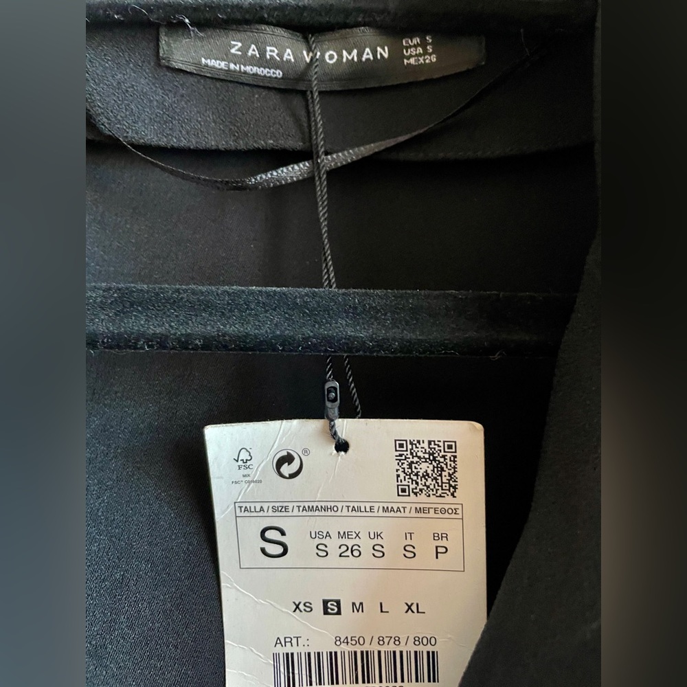 NWT ZARA black romper Small - Picture 5 of 5